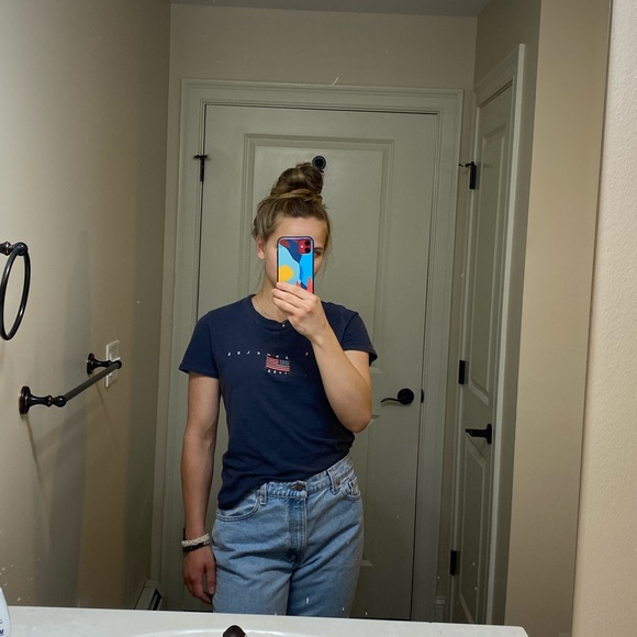 Vintage Brandy Melville Flag Tee - Picture 3 of 6